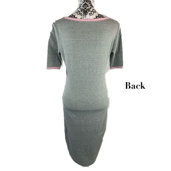 $5 item/ NWT LULAROE Julia GRAY w/pink fitted dress - Picture 6 of 9